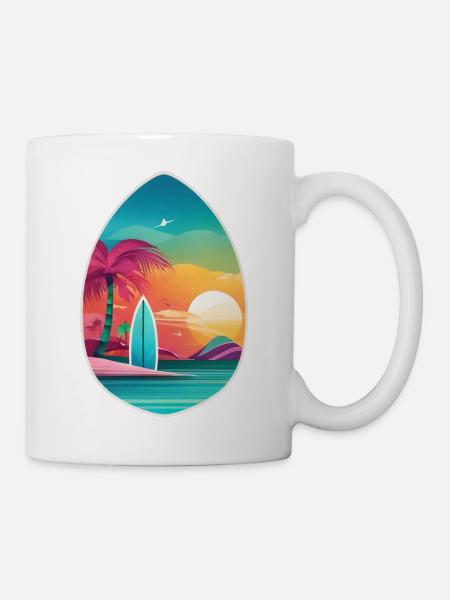 Sunset - Mug - white