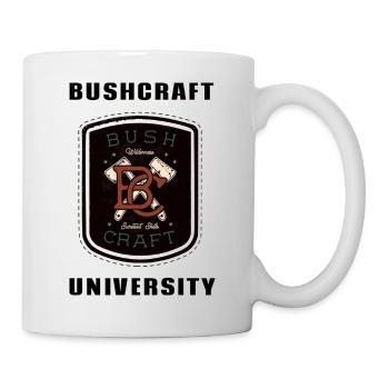 Bushcraft University - Tasse - Weiß - Rechts