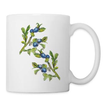 Blueberry branch - Mug - white - Right