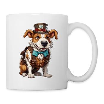 Lederhosen / Animal / Traditional costume / Tradition / Dog - Mug - white - Right