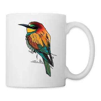 Bienenfresser - Tasse - Weiß - Rechts