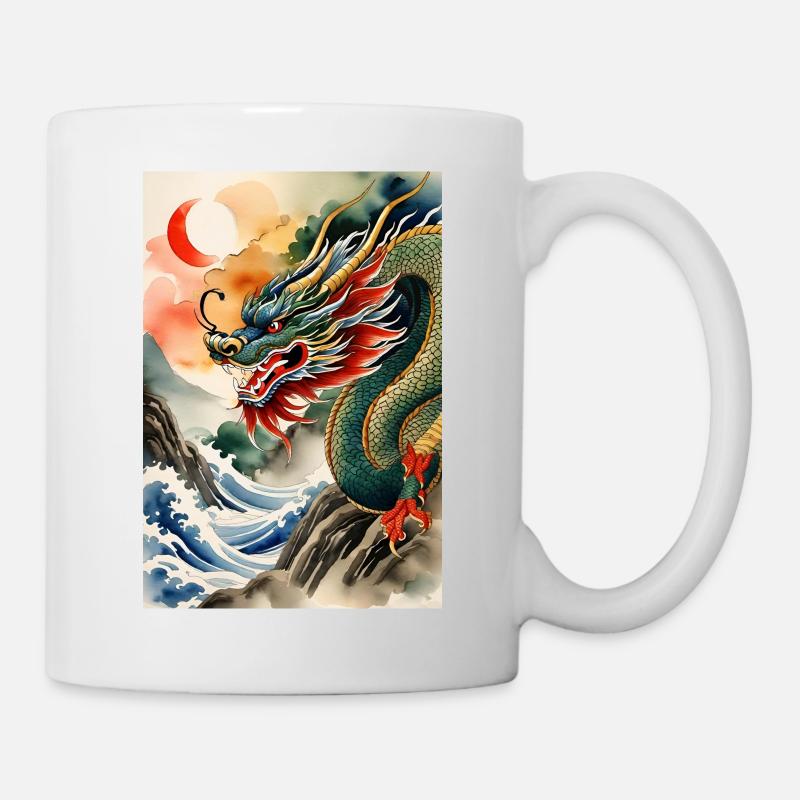 Jahr des Drachen II - Tasse - Weiß