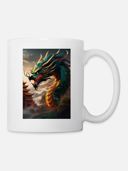 Jahr des Drachen IV - Tasse - Weiß
