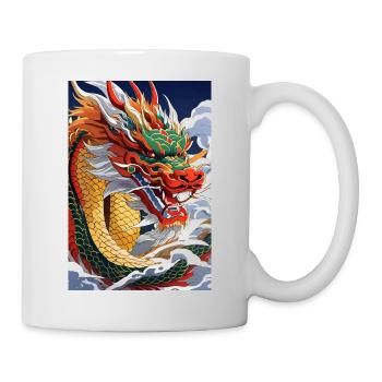 Jahr des Drachen VII - Tasse - Weiß - Rechts