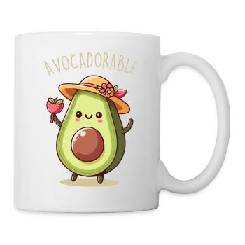 Avocadorable - Mug blanc - blanc - Droite