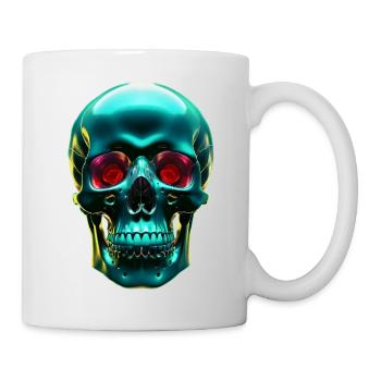 Green Skull - Mug - white - Right