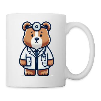 Cute Bear Doctor - Mug - white - Right