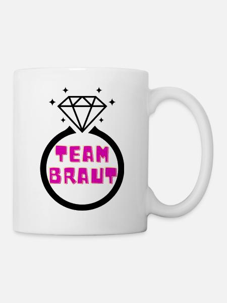 Braut Bride - Tasse - Weiß