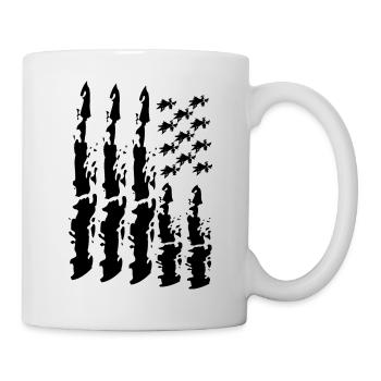 Drapeau de Bretagne - Mug blanc - blanc - Droite
