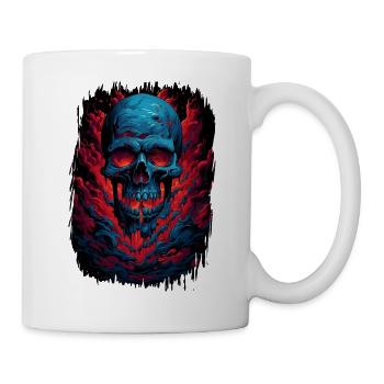 sayings dabbing cool skull fun joke skater bday - Tasse - Weiß - Rechts