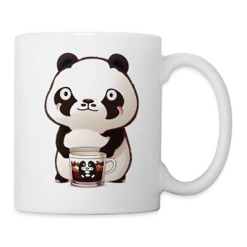 Otaku Kawaii Manga Anime Panda Bear Coffee Mug - Mug - white - Right