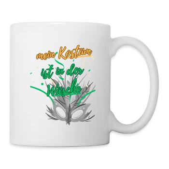 Déguisement de carnaval « mon costume est dans la blanchisserie » - Mug blanc - blanc - Droite
