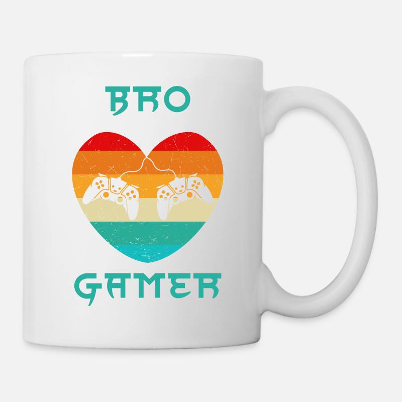 BRO GAMER - Mug - white