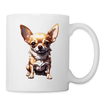 Chihuahua / small dog / animal / tiny / breed - Mug - white - Right
