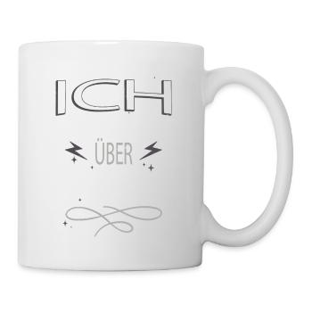 Déclaration d’amour chiot humour chien caniche bday - Mug blanc - blanc - Droite