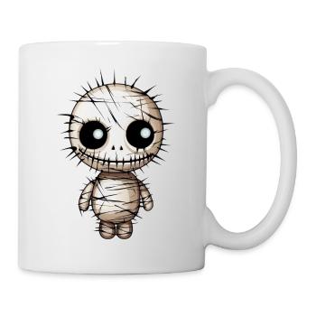 Nouvelle tendance de la mode de la ville avec un design de poupée vaudou drôle - Mug blanc - blanc - Droite