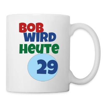 Bob turns 29 today - Mug - white - Right