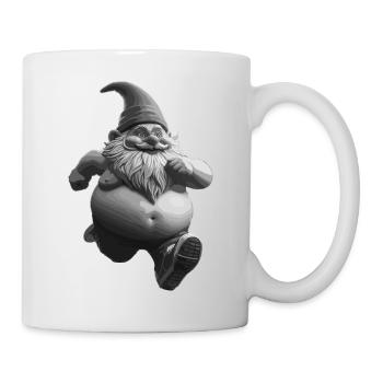 Run Gnom Run - Tasse - Weiß - Rechts