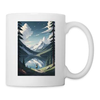 Der Seelen- See - Tasse - Weiß - Rechts