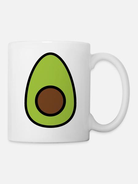 Avocado - Tasse - Weiß