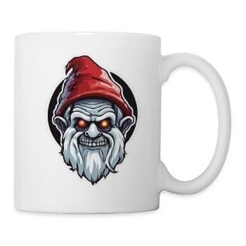 Gartenzwerg / Märchenland / Kobold / Gnom / Logo - Tasse - Weiß - Rechts