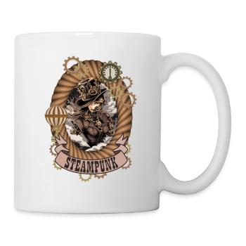 STEAMPUNK GIRL - Mug - white - Right