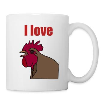I love… - Tasse - Weiß - Rechts