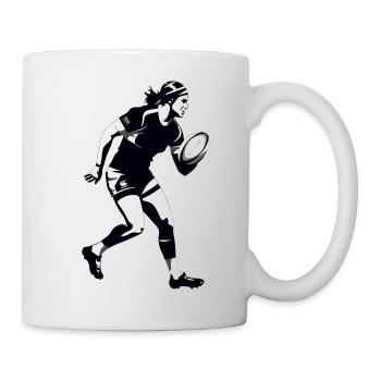 Marc the rugby player - Mug - white - Right