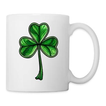 Shamrock St. Patrick's Day Irish Shamrock - Mug - white - Right