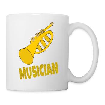 TROMPETE MUSICIAN - Tasse - Weiß - Rechts