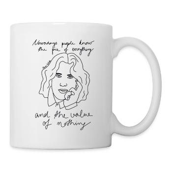 Oscar Wilde - Mug - white - Right