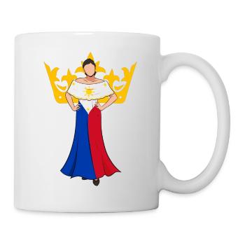 Philippines Filipina Flag Dalagang I Gift - Mug - white - Right