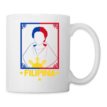 Philippines Filipina Flag Dalagang I Gift - Mug - white - Right