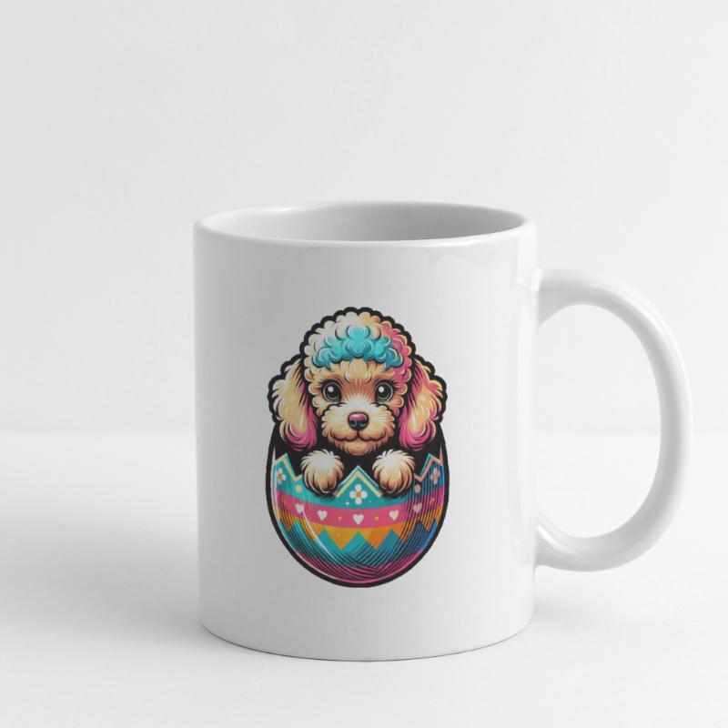 Easter Egg Easter Egg Dog Poodle Hatches From The Egg Mug
