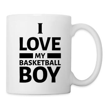 Basketball - Tasse - Weiß - Rechts
