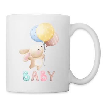 Baby Häschen - Tasse - Weiß - Rechts
