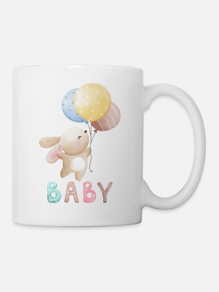 Baby Häschen - Tasse - Weiß