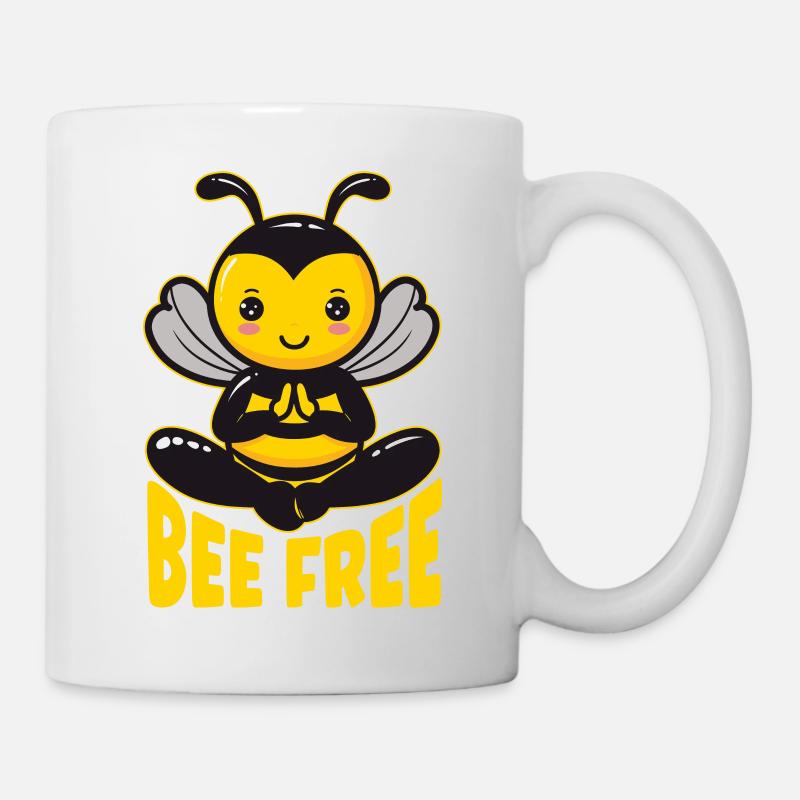Bee Free - Mug - white