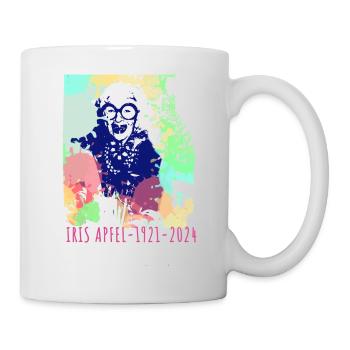 Illustration, Coloré, Graffiti, Iris Pomme - Mug blanc - blanc - Droite