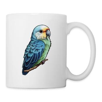 Sittich - Tasse - Weiß - Rechts