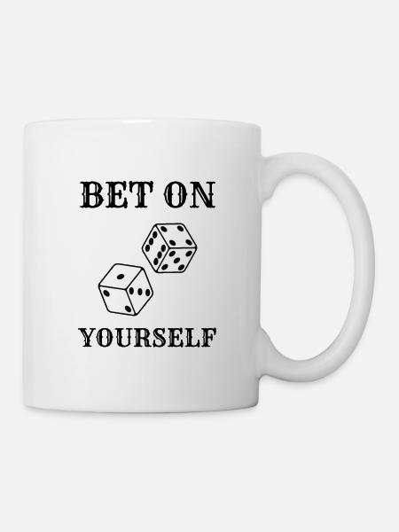 bet on yourself - Mug blanc - blanc