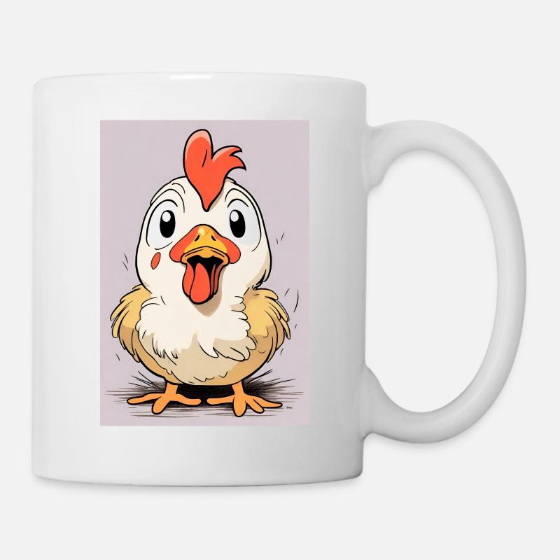 Cart(oon)Poulet - Mug blanc - blanc