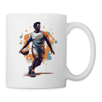 Handballspieler Streetwear Ikonischer Stil - Tasse - Weiß - Rechts