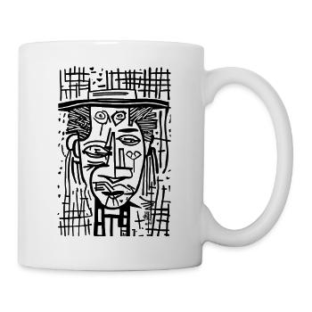 Visuel Art LOVE - Mug blanc - blanc - Droite