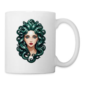 Medusa Griechische Mythologie Monster - Tasse - Weiß - Rechts