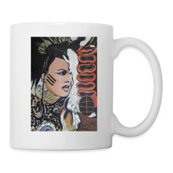Dolmengöttin Langeneichstädt 5 - Tasse - Weiß - Rechts
