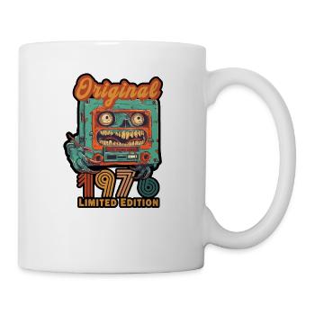 Original 1976 Limited Edition Kassette Baujahr - Tasse - Weiß - Rechts