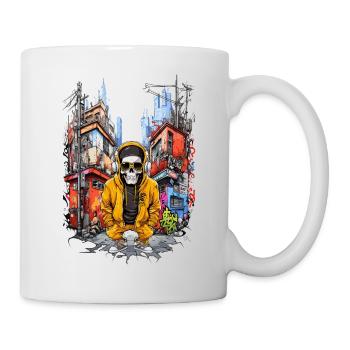 Skull City - Tasse - Weiß - Rechts
