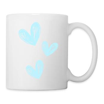 Love blue - Tasse - Weiß - Rechts
