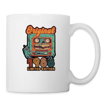 Édition limitée anniversaire 1988 rétro vintage - Mug blanc - blanc - Droite
